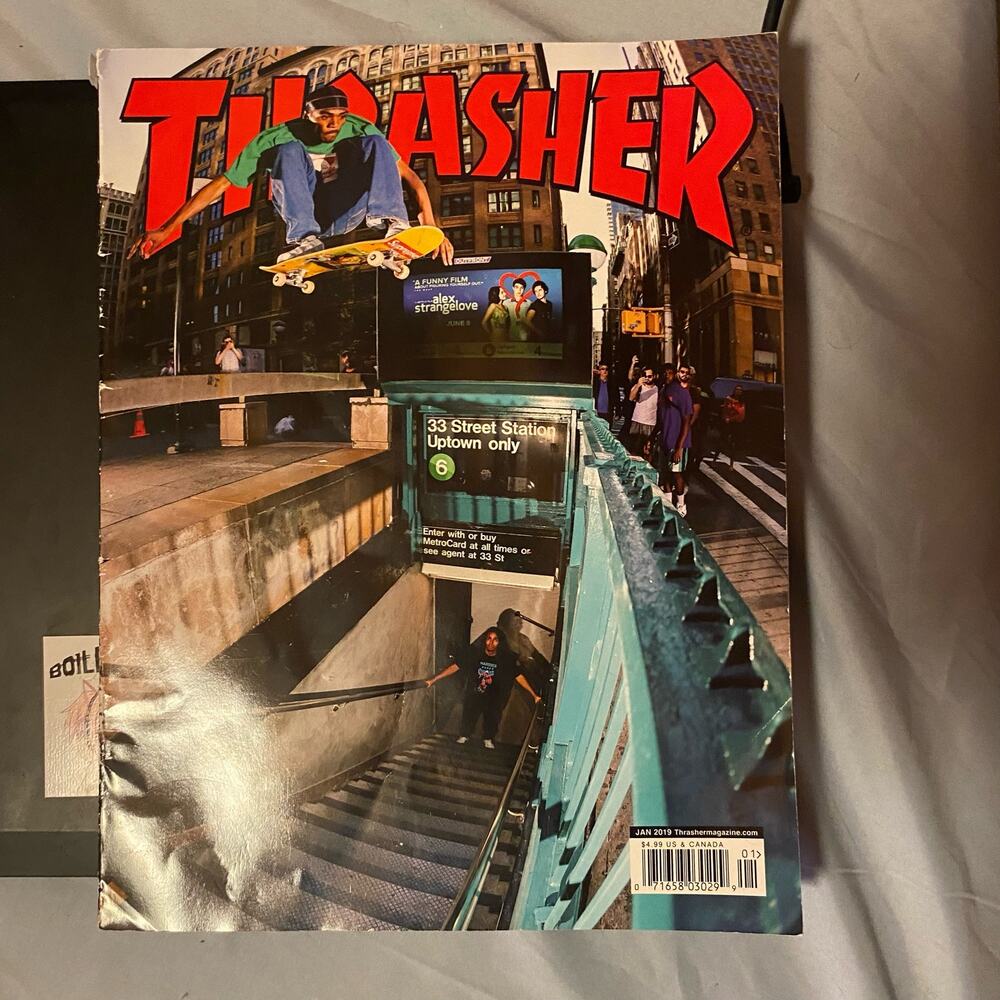 Thrasher 2019 Magazine With Light Wear
